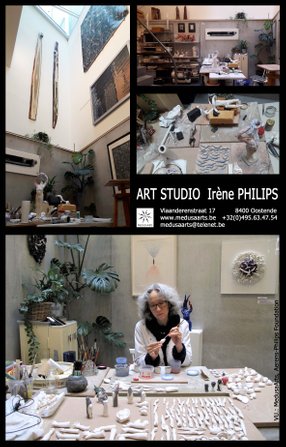 Art-Studio in Ostend of Irène Philips